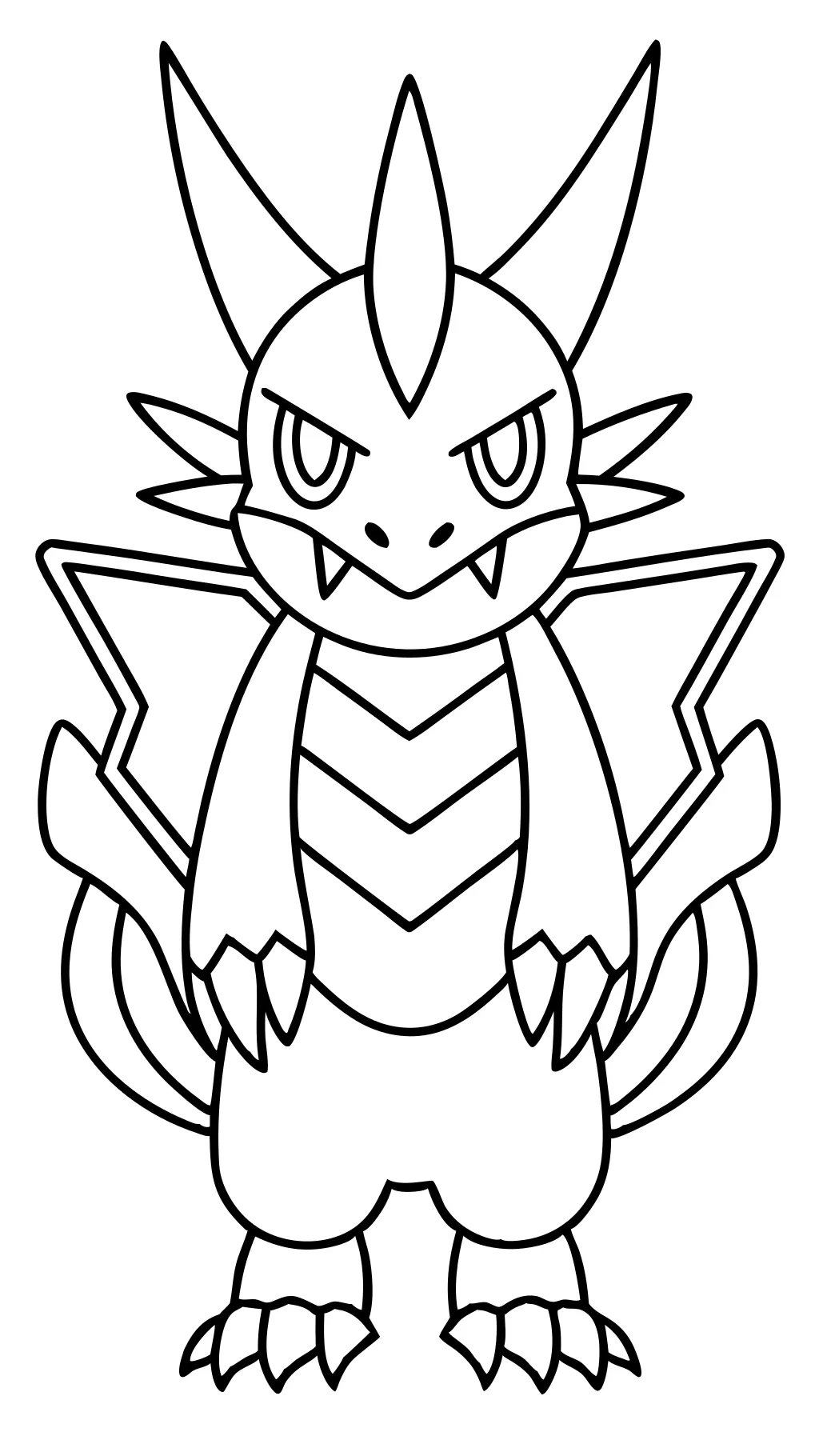 coloriage de carte Pokémon légendaire imprimable